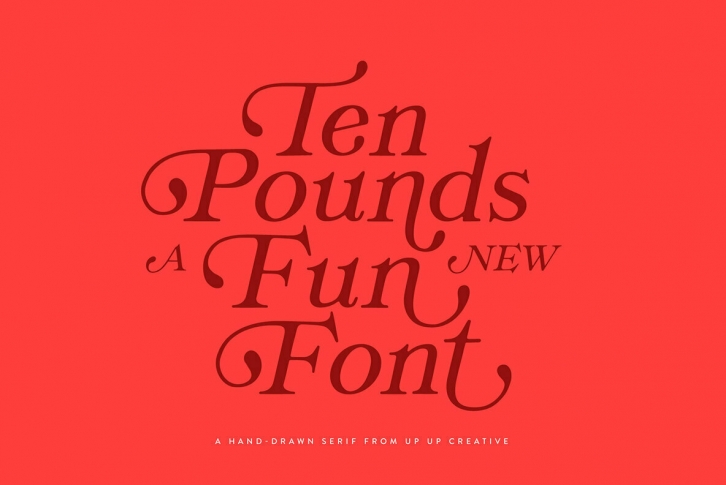 Ten Pounds Font Font Download