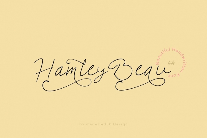 Hamley Beau Font Font Download