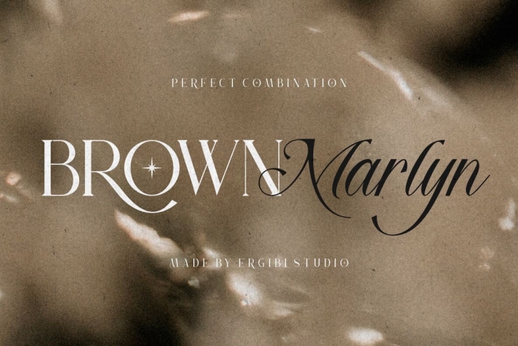 Brown Marlyn Font Font Download