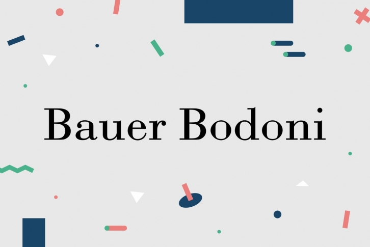 Bauer Bodoni Font Font Download