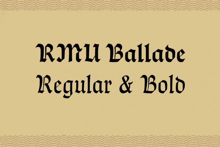 RMU Ballade Font Font Download