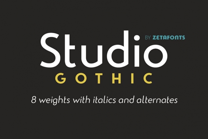 Studio Gothic Font Font Download