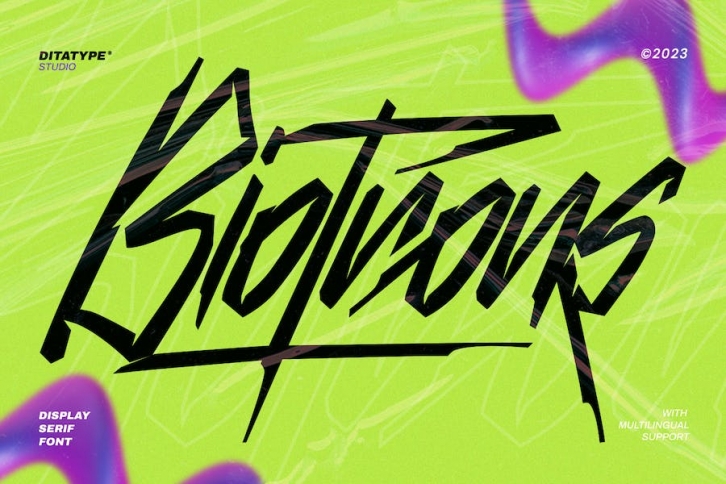 Biotrons Font Download