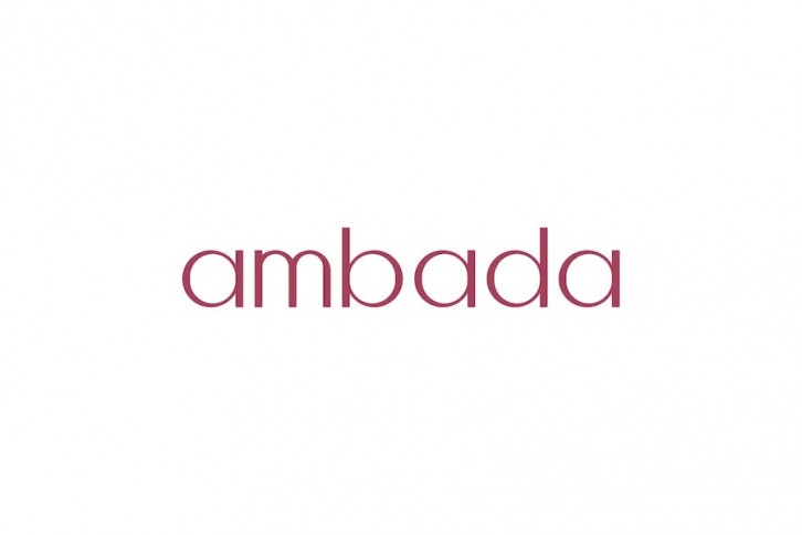 Ambada Minimalist Font Font Download