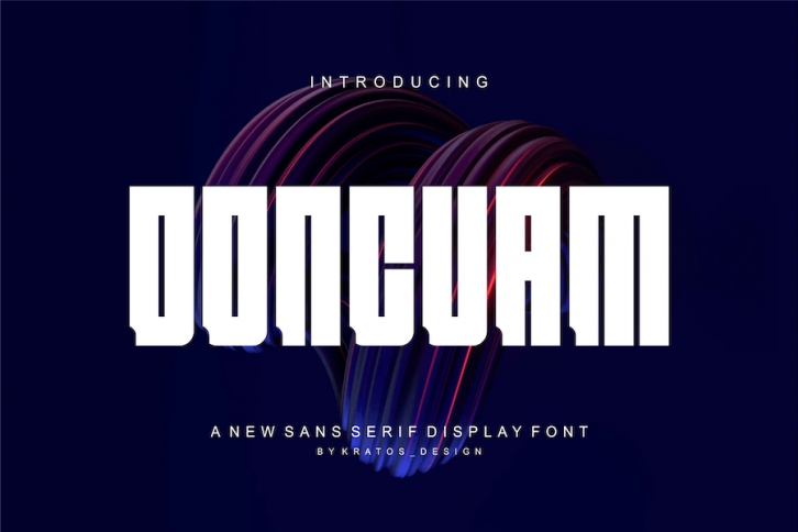 Doncuam - Font Font Download