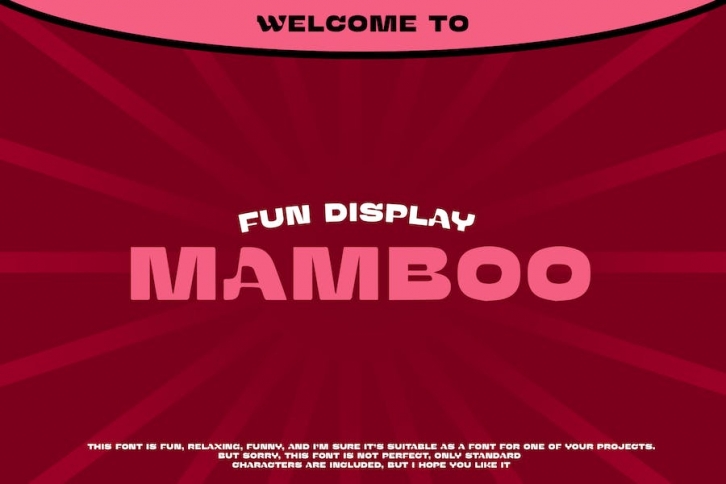 Mamboo Display Font Download