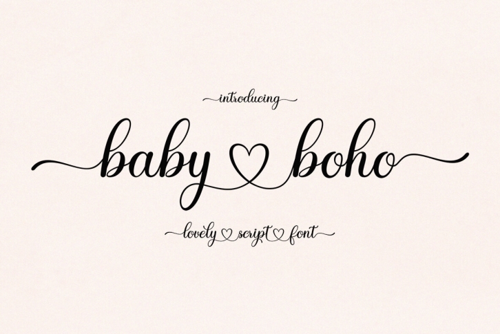 Baby Boho Font Font Download