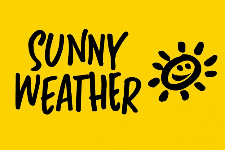 Sunny Weather Font Font Download