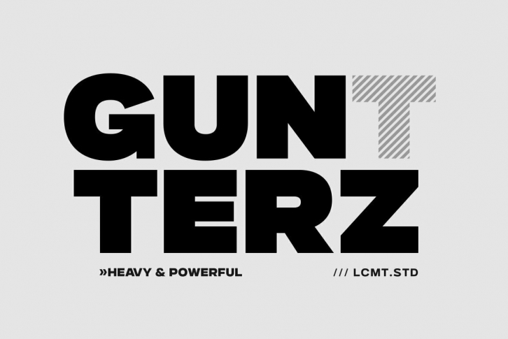 Gunterz Font Font Download