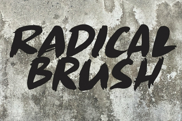 Radical Brush Font Font Download