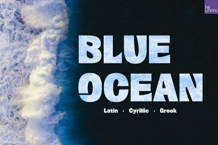 HU Blueocean Font Font Download