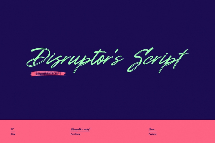 Disruptors Script Font Font Download
