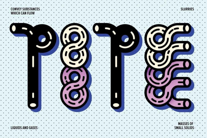 YWFT Pipe Font Font Download