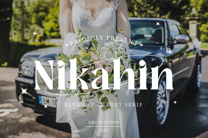 Nikahin - Elegant Luxury Wedding Font Font Download