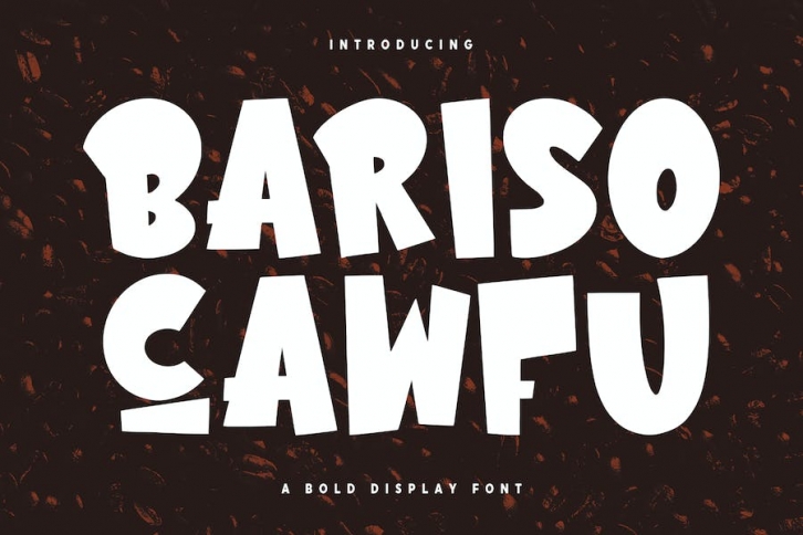 Bariso Cawfu Bold Display Font Font Download