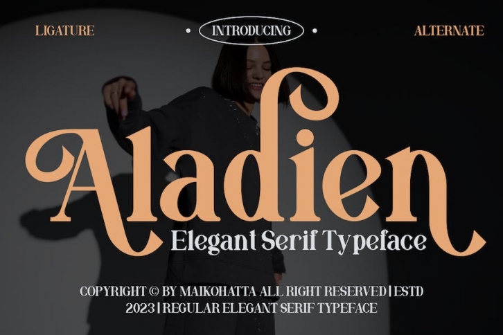 Aladien - Elegant Serif Typeface Font Download
