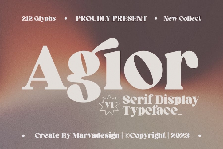 Agior - A Elegant Serif Font Font Download
