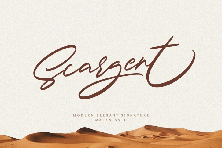 Scargent Font Font Download