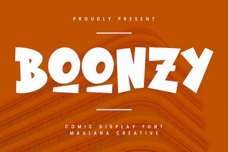 Boonzy Comic Display Font Font Download
