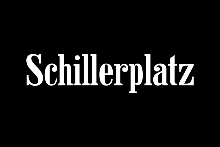 Schillerplatz Font Font Download