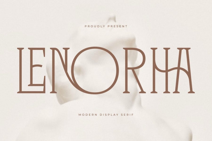 Lenorha Modern Display Serif Font Font Download