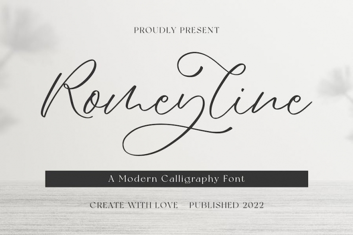 Romeyline - Wedding Font Font Download