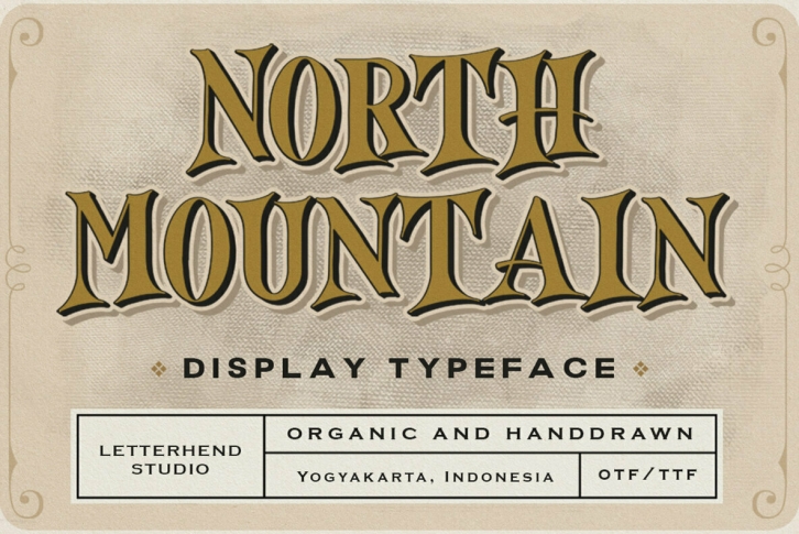 North Mountain Font Font Download