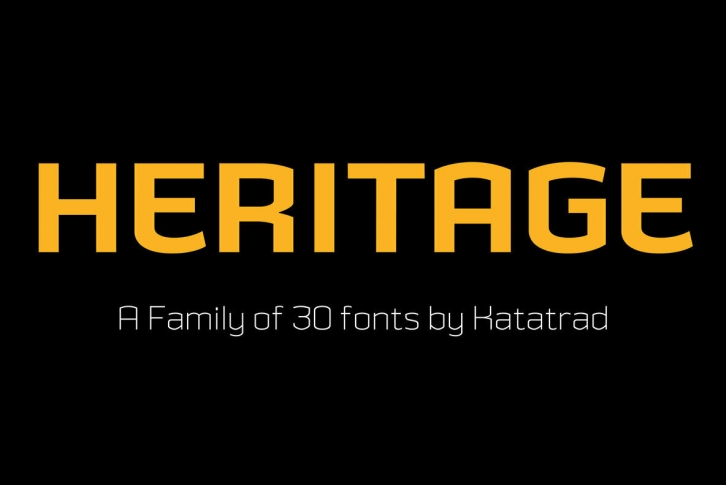 Heritage Set Font Font Download