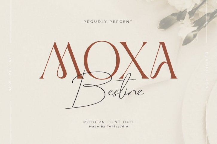 Moxa Bestine - Font Duo Font Download