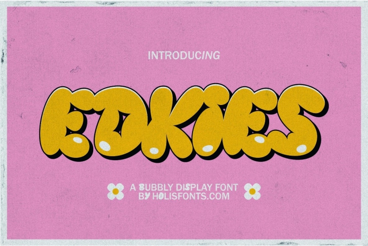 Edkies Bubbly Font Font Download