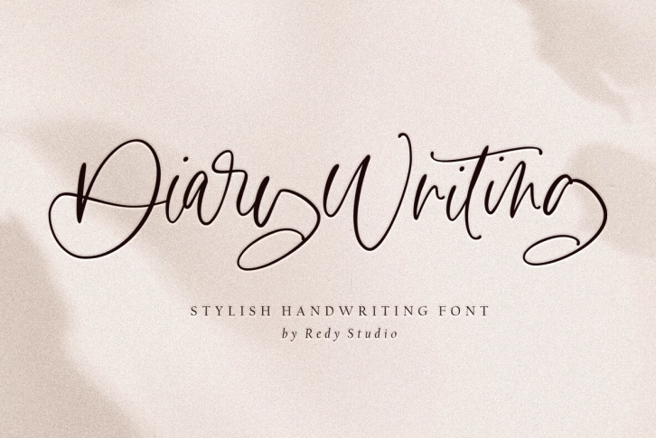 Diary Writing Font Font Download