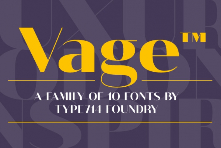 Vage Font Font Download