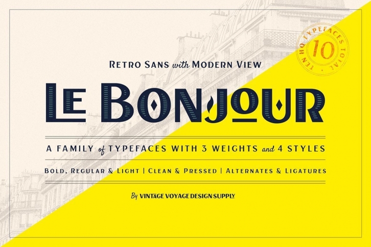 Le Bonjour Font Font Download