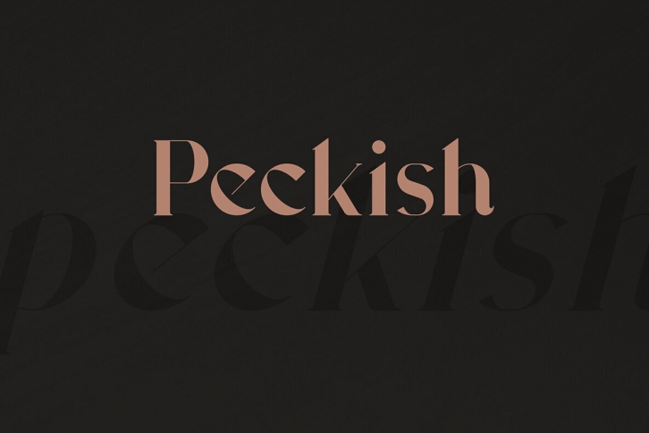 Peckish Font Font Download