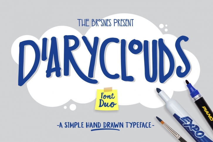 Diaryclouds Font Font Download