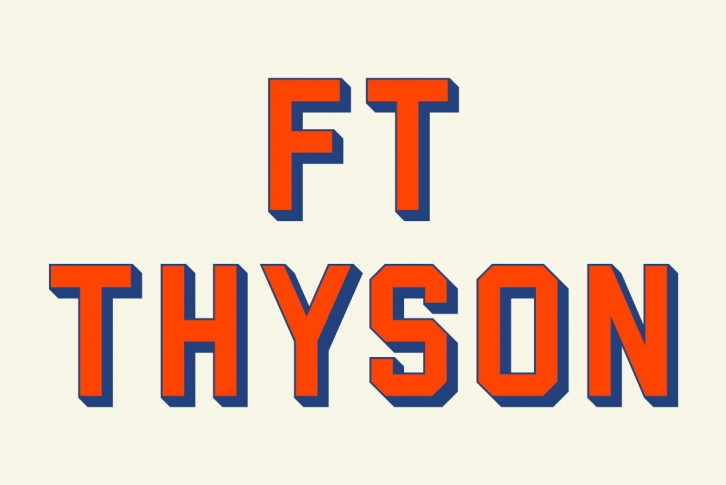 Ft Thyson Font Font Download