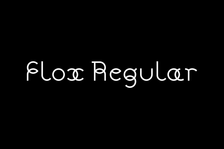 Flox Regular Font Font Download