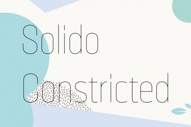 Solido Constricted Font Font Download
