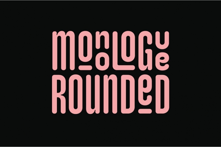 Monologue Rounded Font Font Download