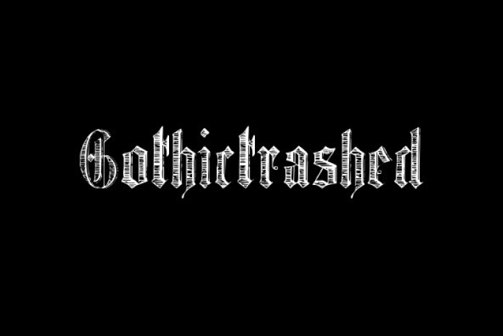 Gothic Trashed Font Font Download