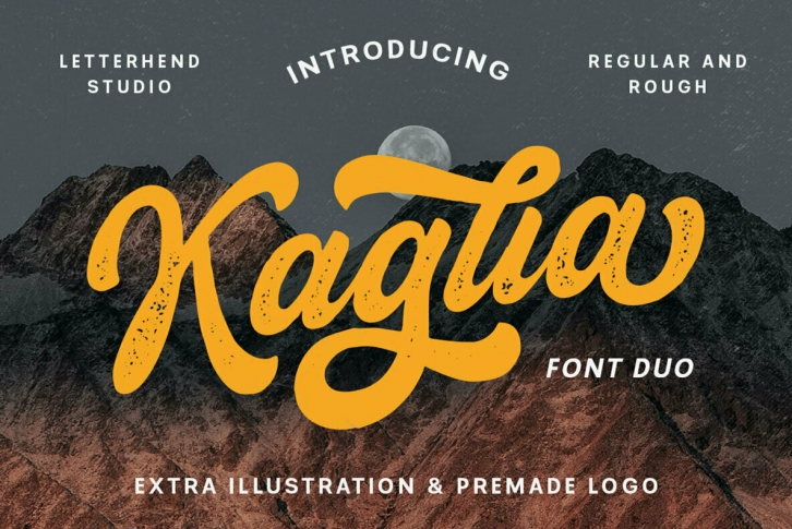 Kaglia Duo and Extras Font Download