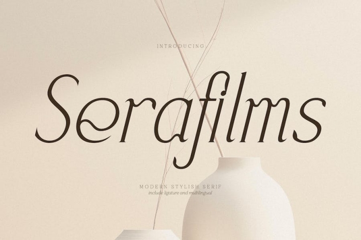 Serafilms Modern Stylish Serif Font Font Download