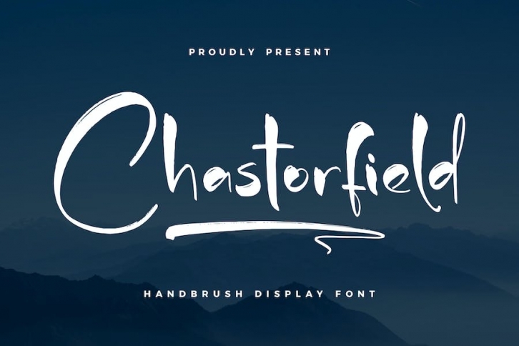 Chastorfield Handbrush Display Font Font Download