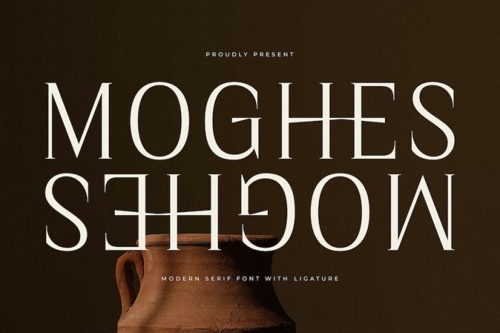 Moghes Modern Serif Font Font Download