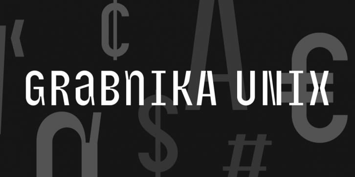 Grabnika Unix Font Font Download