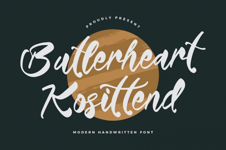 Butlerheart Kosittend Modern Handwritten Font Font Download