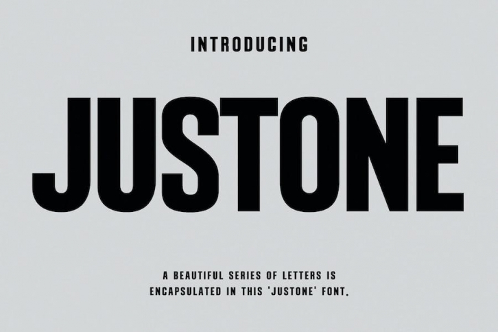 Justone Modern Futuristic Sans Serif Font Font Download