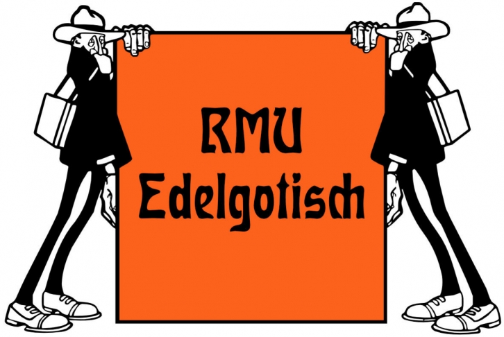RMU Edelgotisch Font Font Download
