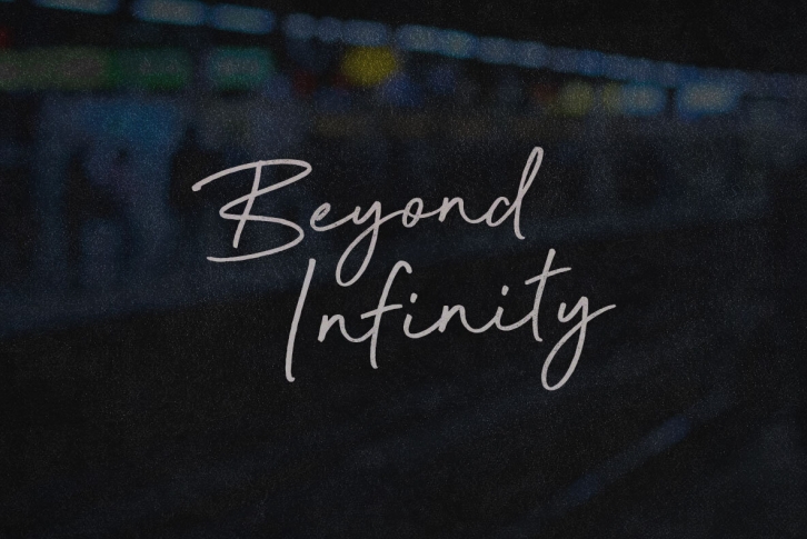 Beyond Infinity Font Font Download