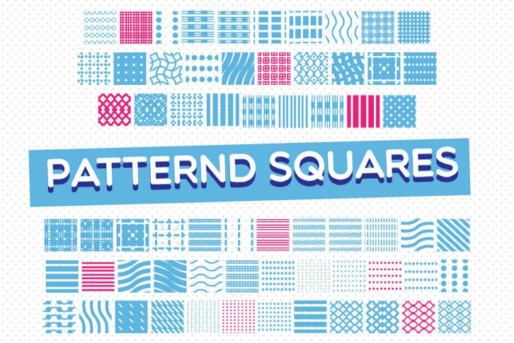 Patterned Squares Font Font Download